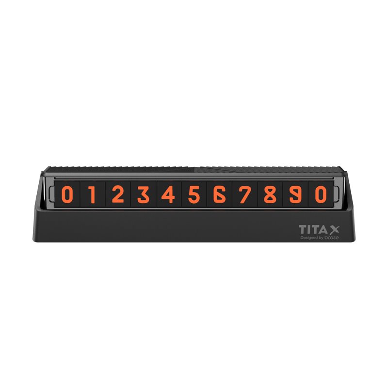비케이스 티타 X 개인정보보호 주차번호판